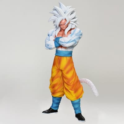 29cm/11.4in Anime Dragon Ball Z Figuur Goku Actiefiguur Goku Super Saiyan 4 Figuur Verzamelmodel Standbeeld Speelgoed Cadeau white