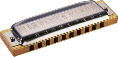 Hohner blauws Harp H MS - Diatonische mondharmonica