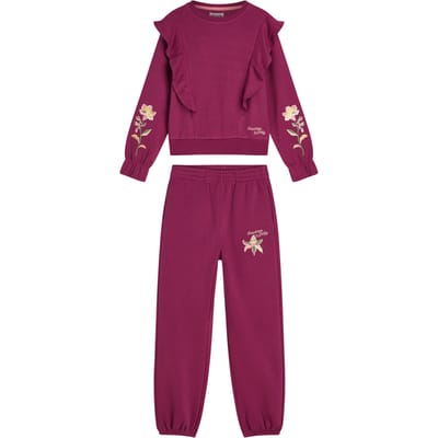 Scotch & Soda Girls Fleece Set Pink/purple Taglia: M | Pantaloni Outlet | kids | Rosa