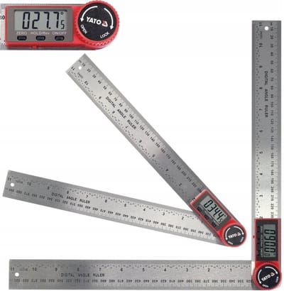 Yato Serie - Elektronische Hoekmeter - 300mm - Roestvrijstaal - LCD Display