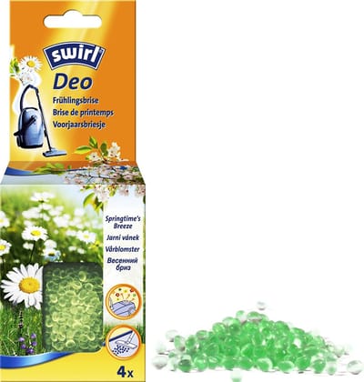 Swirl geurzakjes 'Springtime's Breeze' - 4 zakjes deo geur parels - stofzuigerverfrisser geurkorrels voor in de stofzuiger