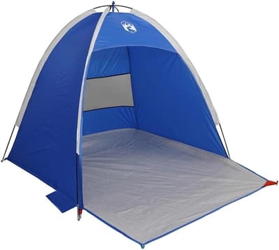 Strandtent - Zonnescherm Tent - Bescherming tegen zon - Water- en winddicht - 144 cm breed - Azuurblauw
