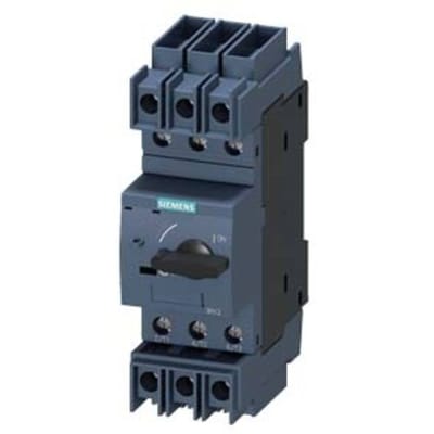 Siemens 3RV2711-1GD10 Vermogensschakelaar 1 stuk(s) Instelbereik (stroomsterkte): 6.3 A (max) Schakelspanning (max.): 690 V/AC (b x h x d) 45 x 144 x