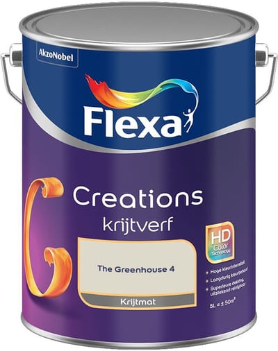 Flexa - Creations Muurverf Krijt - The Greenhouse 4 - Mengverf - 5 L
