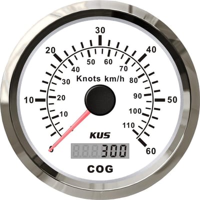 Universele GPS Snelheidsmeter voor Boten en Jachten - 110 km/u / 60 Knopen