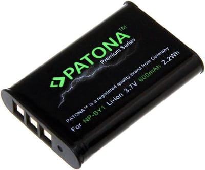 PATONA Premium Battery f. Sony AZ1 HDR-AZ1 NP-BY1 CS-SAZ100MC