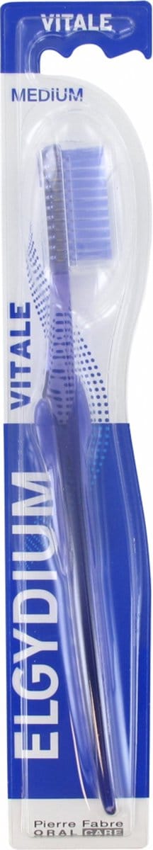 Elgydium Vitale Tandenborstel Medium (Kleur : Violet)