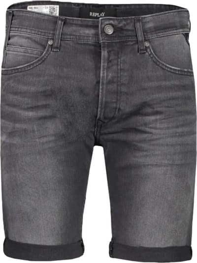 Replay Jeans Short RJB 901 Tapered Fit Black