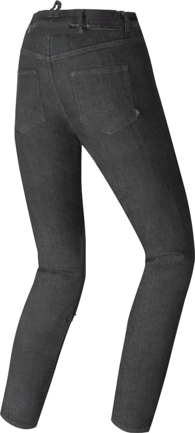 Merlin Trinity Stretch Dames Zwart Motorjeans