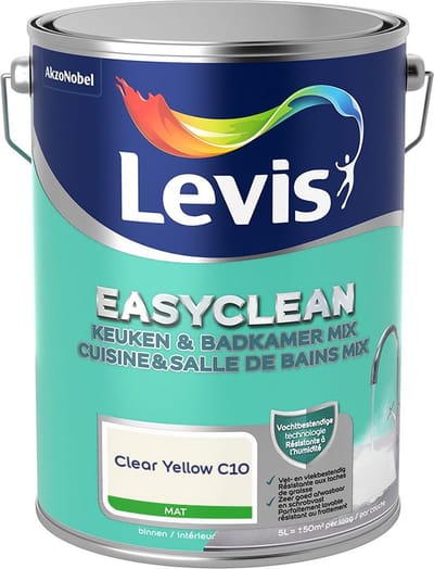 Levis - Easyclean Keuken & Badkamer Mix - Clear Yellow C10 - Mengverf - 5 L
