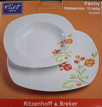 Ritzenhoff & Breker Fanny eetservies 12 delig porselein