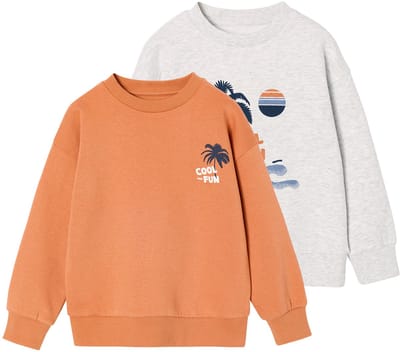 Vertbaudet Set van 2 sweaters "Cool and Fun"