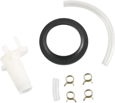 Camper Toilet Onderdelen - Aanhanger Toilet Set - Waterbesparend Spoelen - Pedaal Spoelmodule - 14x8x14 cm