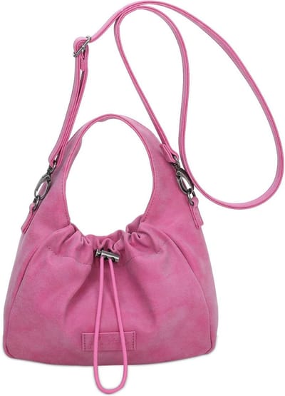 Fritzi aus Preußen Handtas Schoudertas Poppi05 Vintage Crossbody Bag Squeezy Pink Roze