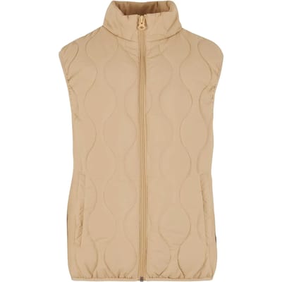 Urban Classics - Super Light Bubble Mouwloos jacket - S - Beige