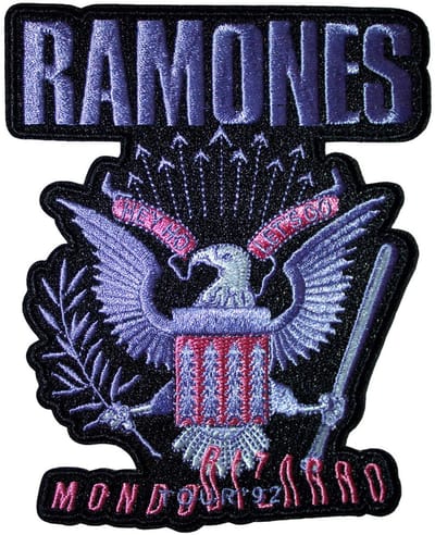 Ramones - Mondo Bizarro Patch - Zwart/Paars