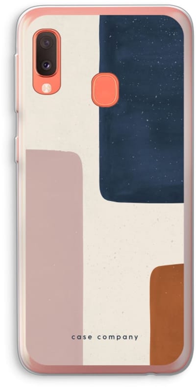Case Company® - Hoesje geschikt voor Samsung Galaxy A20e hoesje - Geo #5 - Soft Cover Telefoonhoesje - Bescherming aan alle Kanten en Schermrand