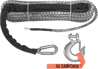 Synthetisch Liertouw - Lierkabel Sterk - Voertuigen Vrijmaken - 70% Sterker Staaldraad - 25m x 13mm