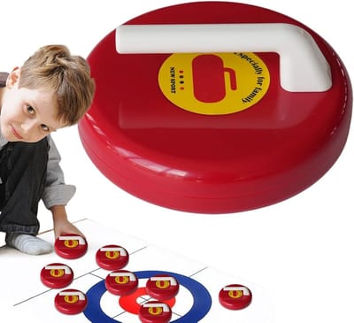 Shuffleboard Pucks - Tafelspel Schijven - Vrijetijdsport Spel - Duurzaam ABS Materiaal - 11 cm Doorsnede - Rood