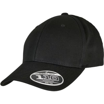 Urban Classics - 110 Organic Flexfit pet - Zwart