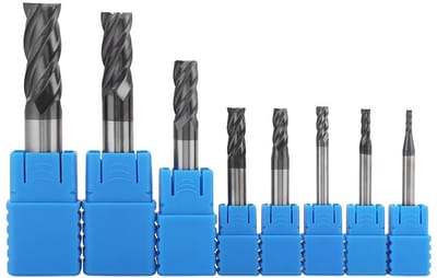 Dailygoods- Schachtfreesset 8mm - 8 Stuks - Hardmetalen Freesgereedschap - Voorbewerken van Hout - Geschikt voor Aluminium/Koper - Coating voor Vermindering Gereedschapswissel - Freesset