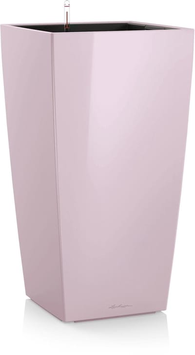 LECHUZA CUBICO PREMIUM 40 - Plantenbak - met uitneembare binnenbak - met bewateringssysteem - ALL-IN-ONE set - powder love - special edition -