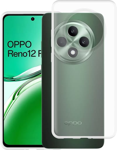 Cazy hoesje geschikt voor Oppo Reno12 F (5G) Hoesje Siliconen - Flexibele Case - Transparant