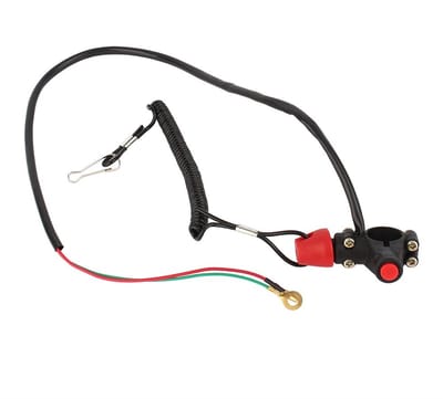 Dailygoody - Kabelbeveiliging voor Motor - Waterdichte Stopkabel - 12V Stuurhouder - Flexibele Kabelbinders - Geschikt voor Buitenboordmotoren