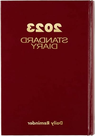 Dagboek 2023 - Agenda Planner - Dagelijkse Planning - Per Pagina Dag - 5-3/4 x 8-1/4 inch - Rood