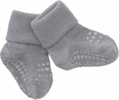 GoBabyGo antislip sokjes wol grey melange 1-2 jaar