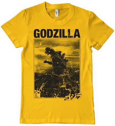 Godzilla Vintage T-shirt goud
