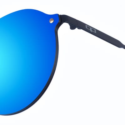 Unisex NIEUW LOURENZO Ovaal Nylon Zonnebril