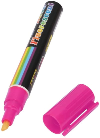 Dailygoods- Bijenkoninginnenmarker Robuust kunststof - Bijenteeltgereedschap - Viltstift - 8 Kleuren - Waterbasis inkt - 13,5 cm lengte - Bijenmarker