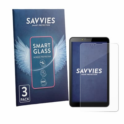 3 Stuks Savvies Screenprotector - geschikt voor Brave BT7X1 - beschermfolie glas transparant