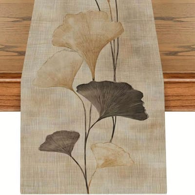 1 stuks beige-bruine patchwork tafelkleed met rood-witte geometrische ruitpatronen. Boerderijstijl, perfect voor binnenkeukens, feesten, restaura 90x33cm gray