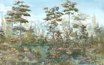Fotobehang - Harmonic Homeland 400x250cm - Vliesbehang