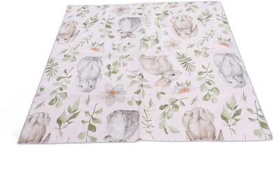Dailygoods- Speelmat Baby 130x130cm - Opvouwbaar - Zacht - Waterdicht - Antislip - Konijn Patroon - Speelkleed