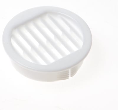 KLEMROOSTER WIT T243 GATMAAT 43MM/DIA 50MM