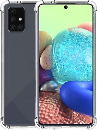 Smartphonica TPU Hardcase hoesje voor Samsung Galaxy A71 5G shockproof transparant geschikt voor Samsung Galaxy A71 5G