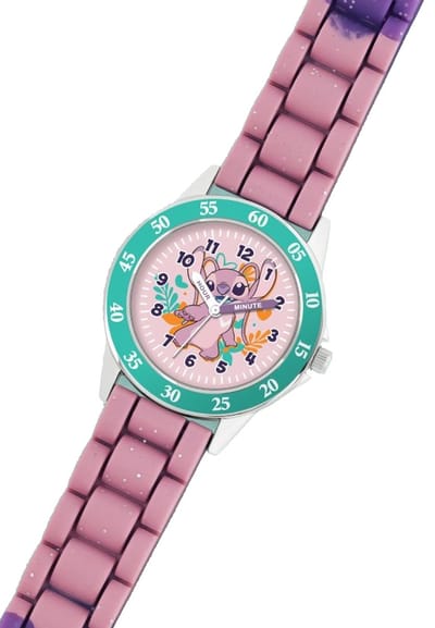 Peers Hardy - Disney: Lilo and Stitch Pink Angel Time Teacher Watch - Ur