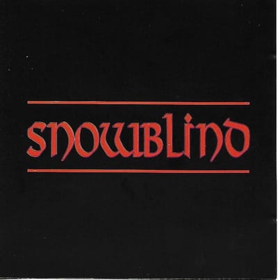 Snowblind - Snowblind