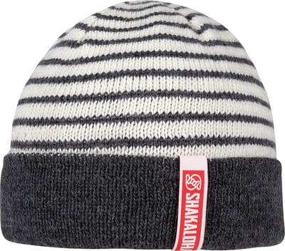 Shakaloha Gebreide Wollen Muts Heren & Dames Beanie Hat van merino wol zonder voering - Bann Beanie MrnRv GrnPnk Unisex - One Size Wintermuts