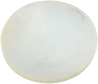 Siliconenrubber Vel - Ronde Matten - Onderdelen Beschermen - Hoge Temperatuurbestendig - 10 mm dik - Wit