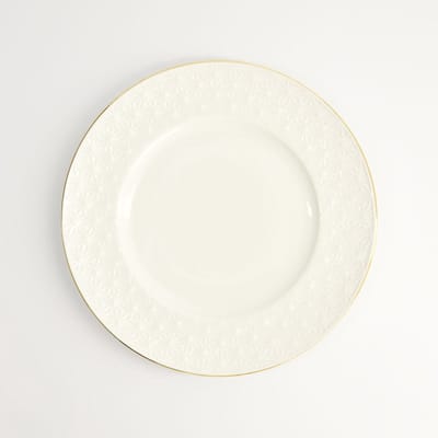 Tokyo Design Studio - Nippon White Gold Rim Bord - Star - 23 cm