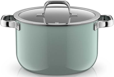 WMF Fusiontec Soeppan pastelgroen - 24 cm - met glazen deksel