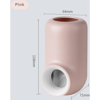Distributeur de Dentifrice Automatique Mural Créatif Presse-Dentifrice Ensemble d'Accessoires de Salle de Bain Support de Rangement pour Dentifrice gray