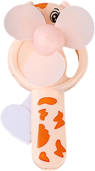 Draagbare Handventilator - Handkoeler Speelgoed - Zomerse Koelte - Handmatige Bediening - 10 x 10 cm - Cartoon Stijl