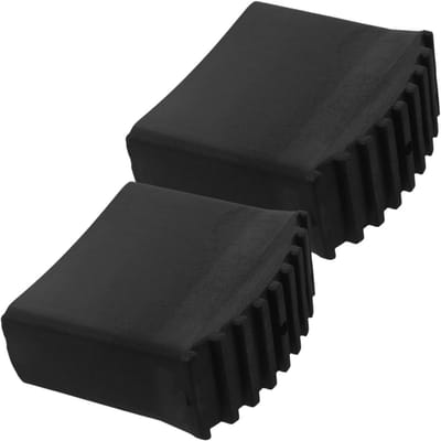 Ladderbescherming - Laddervoethoezen Antislip - Veilig Werken - Geïsoleerde Rubberen Constructie - 7 x 7 x 3.1 cm - Zwart
