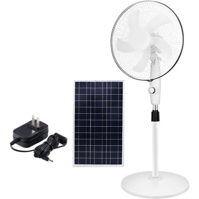 Staande Ventilator Kunststof Groot Luchtvolume 3 Snelheden Witte Staande Ventilator voor Slaapkamer Woonkamer