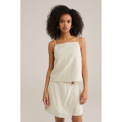 We Fashion Singlet Beige Size: XL | Tanks &amp; Camis Outlet | Dames | Beige